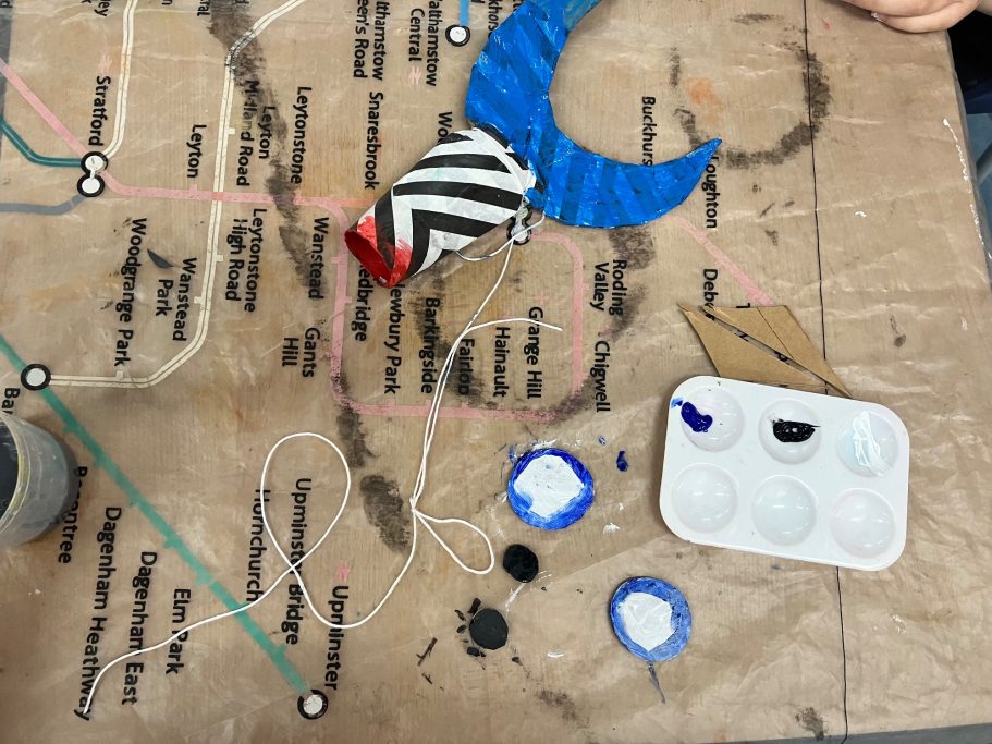 Painting Papier-mashé Fish KS1