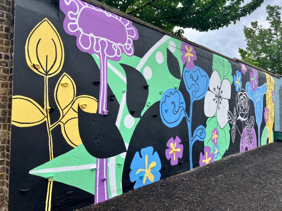 The Main wall completed.