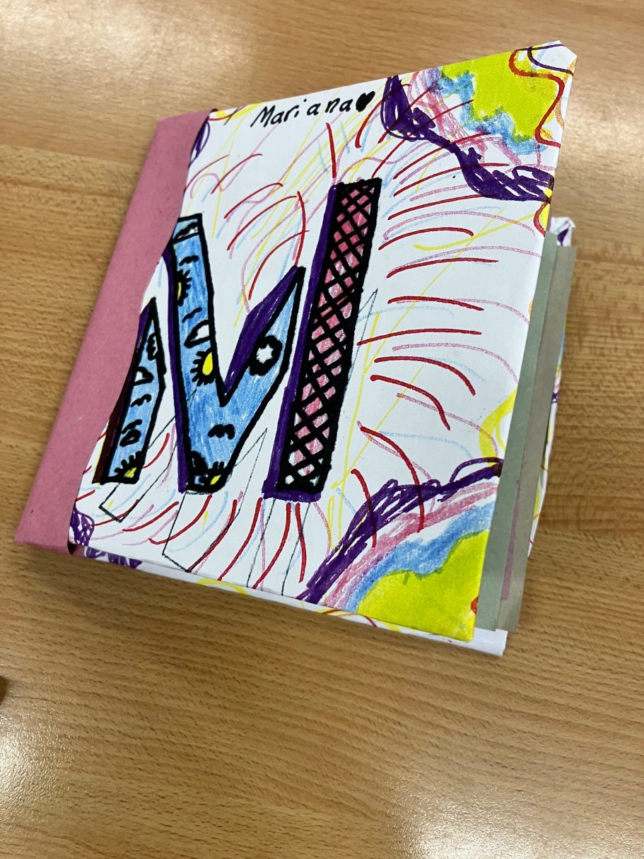 Mariana Y4 bookbinding