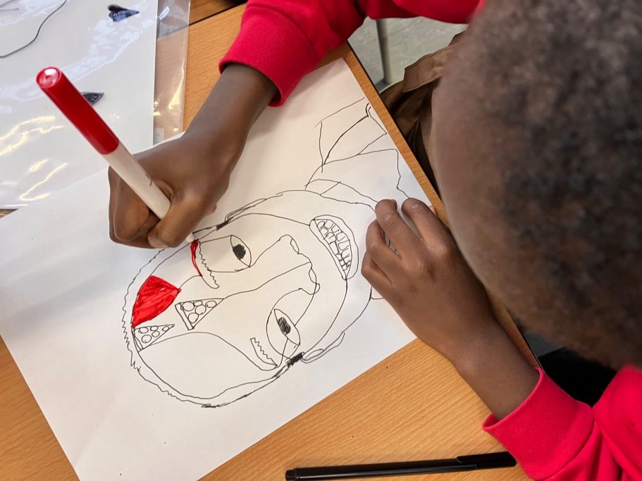 KS2 Expressive portraiture