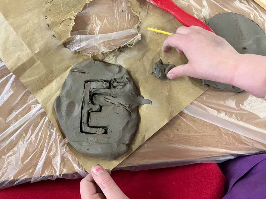 KS2 Clay slab tile building