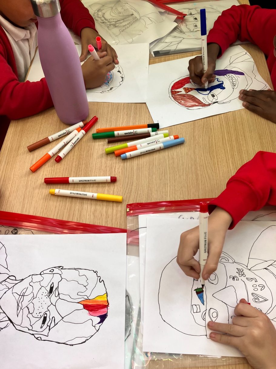 KS1 Expressive portraiture