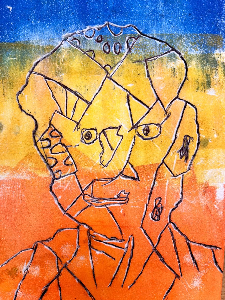 KS2 relief printing plate