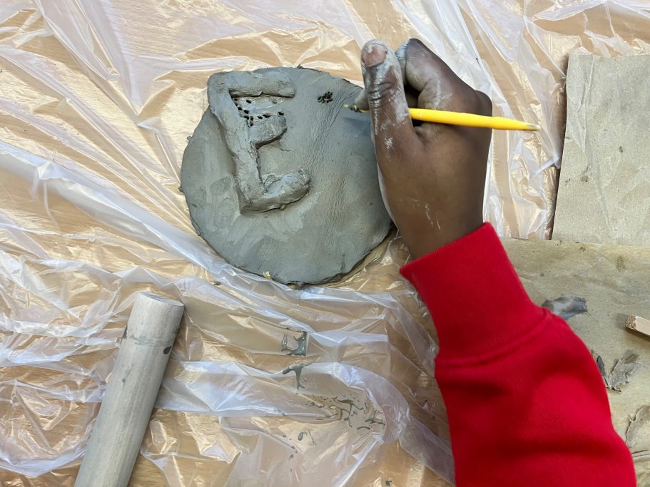 KS2 Clay slab tile building