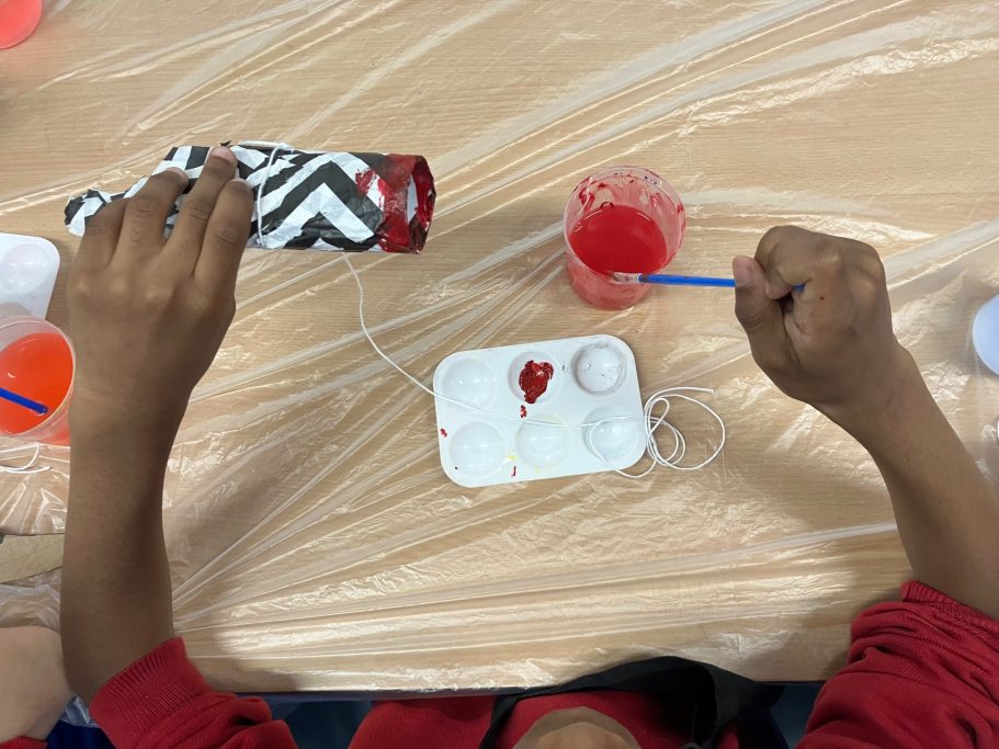 Painting a 3D form KS1