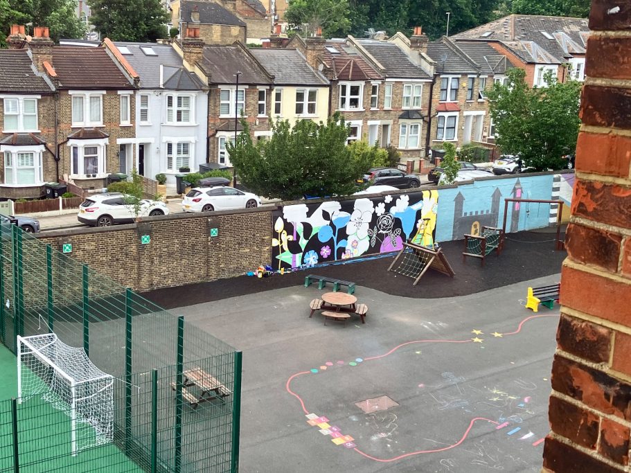 View from a classroom