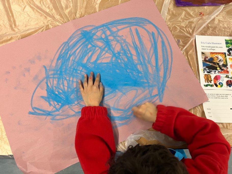 KS1 Collage paper making