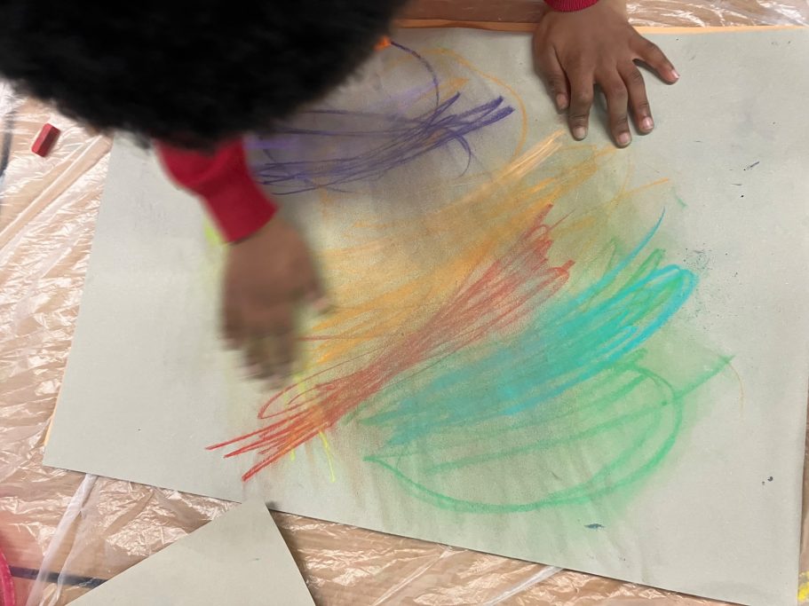 KS1 Collage paper making