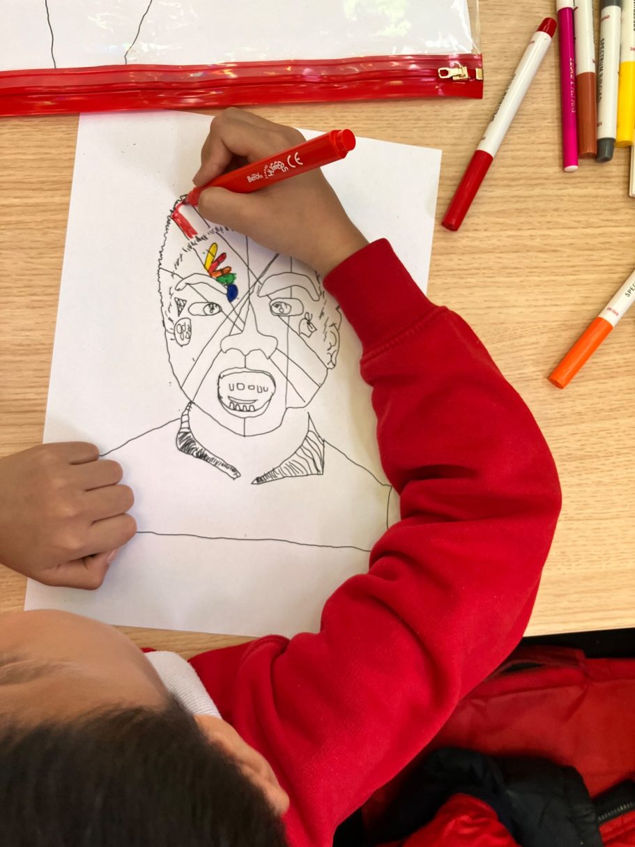 KS1 Expressive portraiture