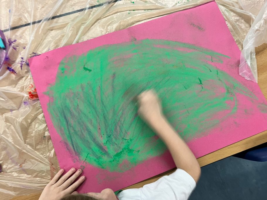 KS1 Collage paper making