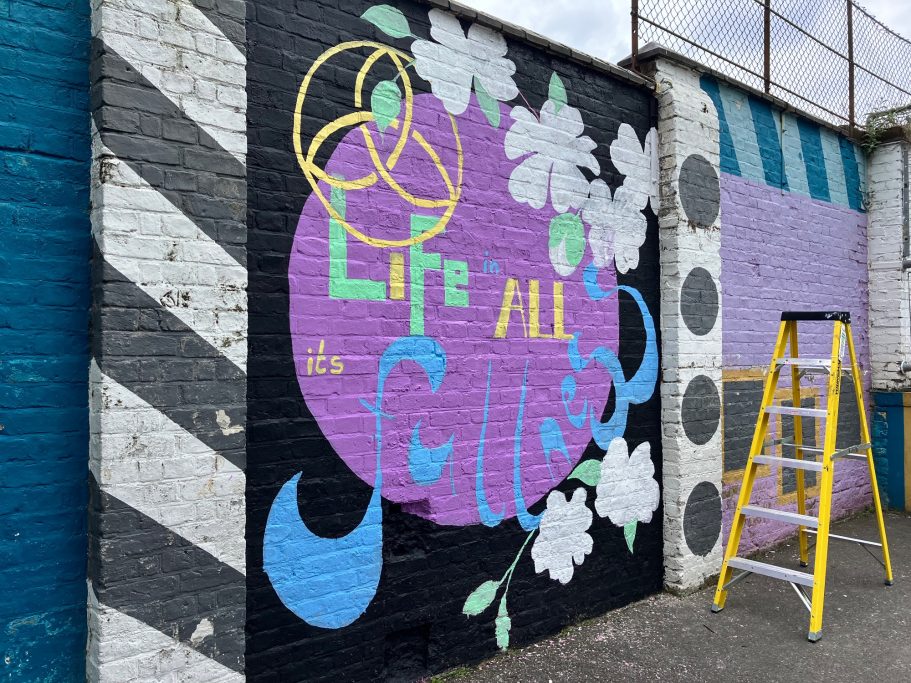 First coat completed