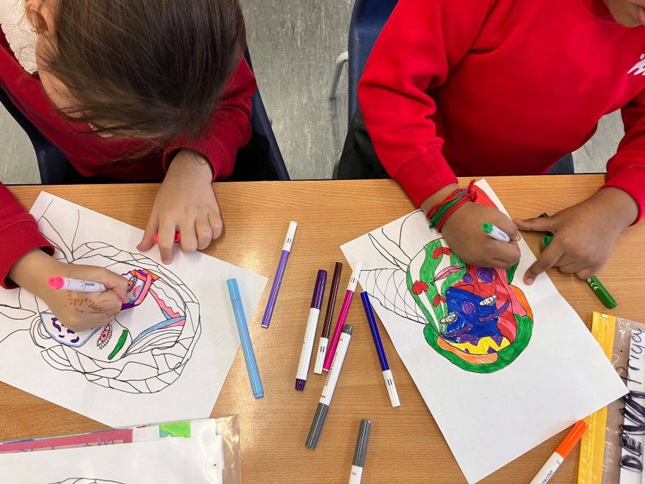 KS2 Expressive portraiture