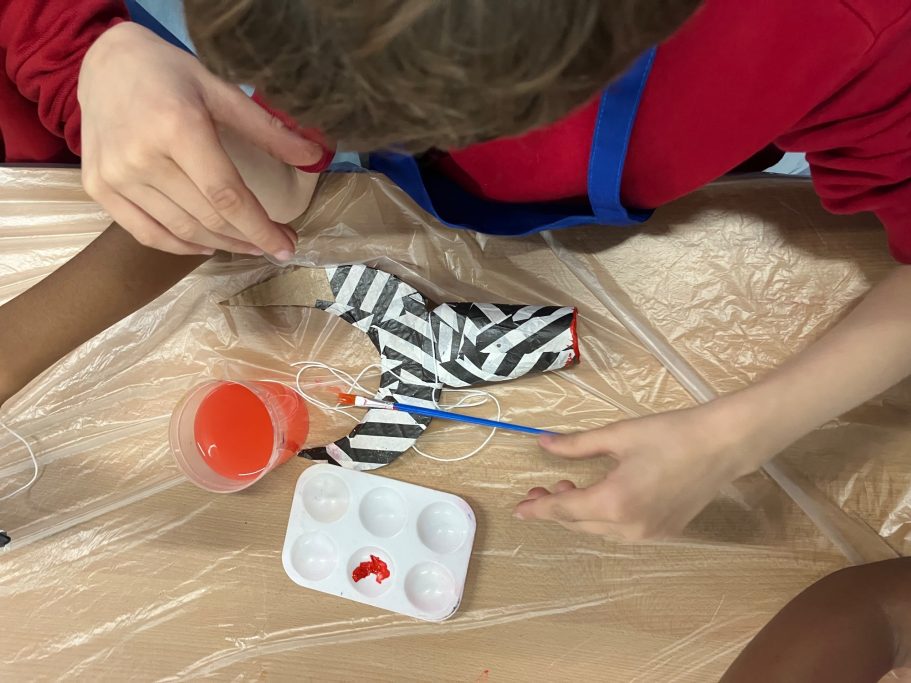 Painting a 3D form KS1